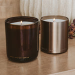 Cozy Season Soy Candle - Boxed Amber Tinted Glass Jar - 12 oz - Resonant- Sweet Water Decor