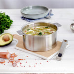 Saucepan with Lid - Resonant- Cristel Cookware