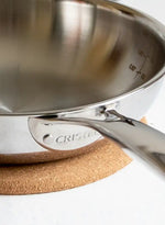 Set of 2 deep frying pans by Cristel - Resonant- Cristel Cookware