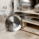 Cristel Cookware Sainless Steel Frying Pans - Set of 2 - Resonant
