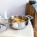 Cristel Cookware Stewpan with Lid - Resonant- Cristel Cookware