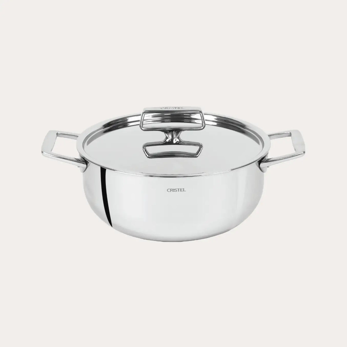 Cristel Cookware Stewpan with Lid - Resonant- Cristel Cookware
