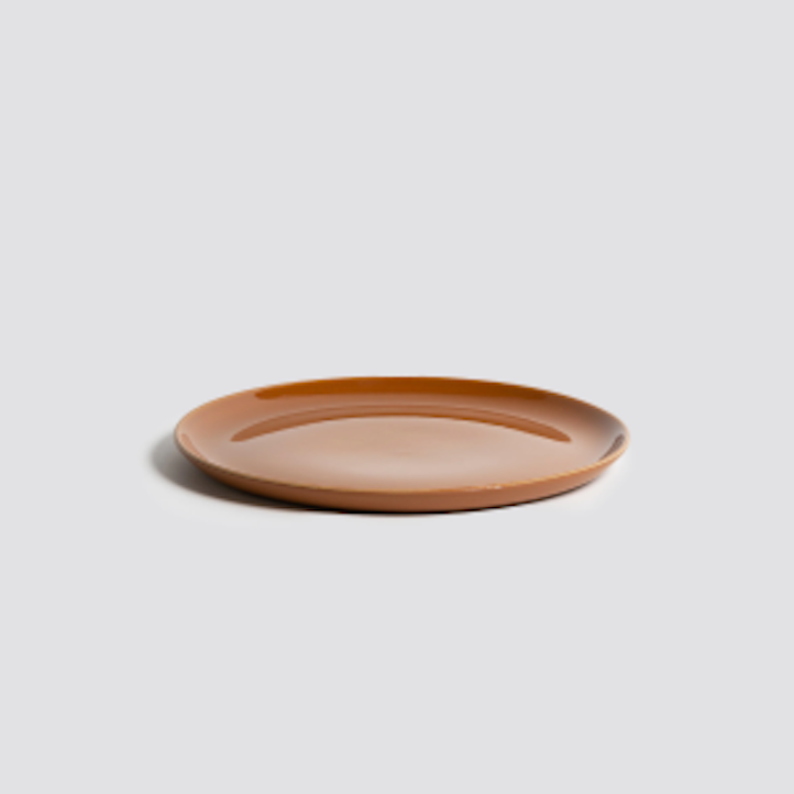 S/4 Tunisian Dinner Plate - Terracotta - Resonant- Gharyan Stoneware