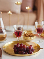 Handmade Heirloom Brass Serving Plate - Resonant