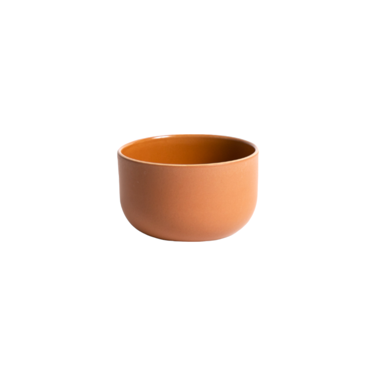 Dinner Bowl | Youlha 25 oz - Matte/Shiny Terracotta Stoneware Set - Resonant- Gharyan Stoneware