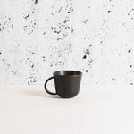 S/4 Tunisian Mug - Matte Black - Resonant- Gharyan Stoneware
