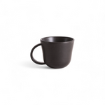 S/4 Tunisian Mug - Matte Black - Resonant- Gharyan Stoneware