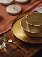 Handmade Heirloom Brass Serving Plate - Resonant