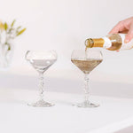Carat Coupe - Set of 2: Modern Cut Crystal Elegance by Lena Bergström.