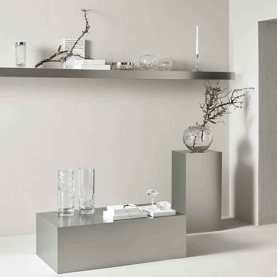 Elevate Your Entertaining with the Carat Coupe Set of 2 – Modern Cut Crystal Elegance Orrefors