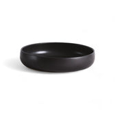 Stoneware Pasta/Salad Plate | Edan 7.9" - Matte Black - Resonant- Gharyan Stoneware
