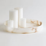 Santo Alabaster Large Tray - Resonant