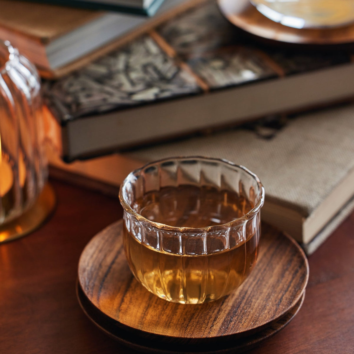 Kira Small Glass Cups - set of 4 by Fleck India - Resonant