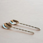 Ankara Twisted Salad Servers - Resonant- Meso