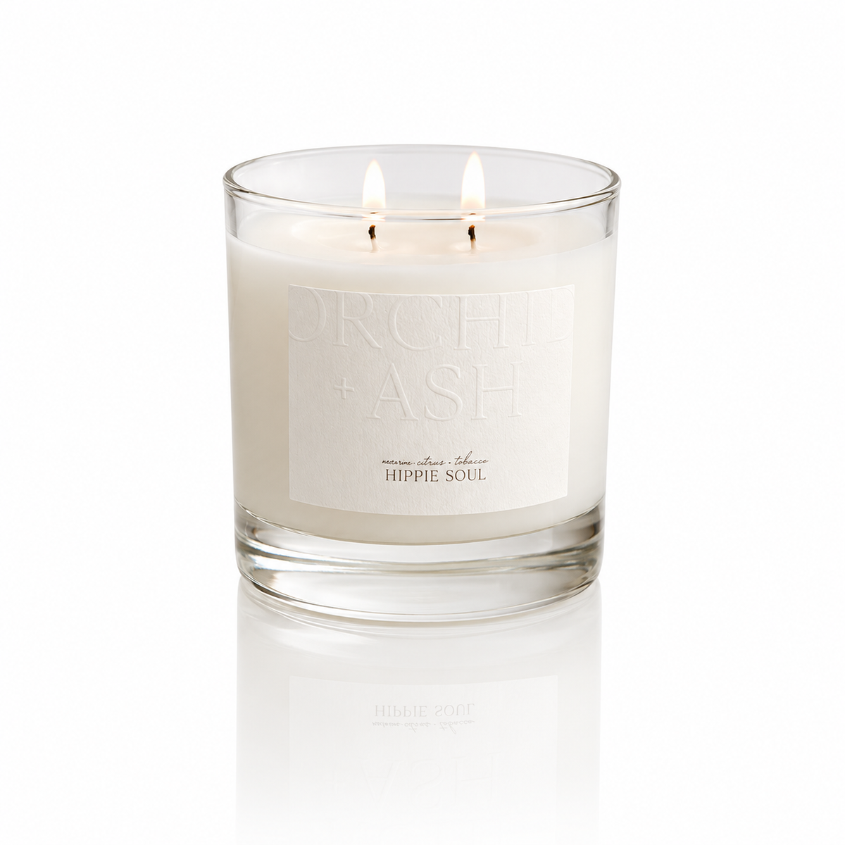 warm citrus + tobacco | HIPPIE SOUL Natural Candle - Resonant- Candle