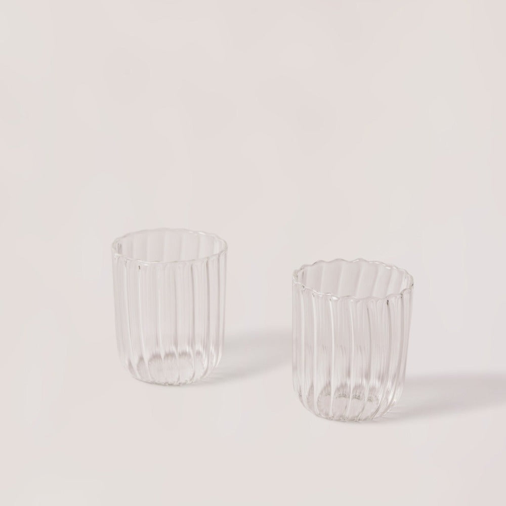 Kira Short Tumbler - set of 4 by Fleck India - Resonant