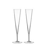 Geometry Champagne Set of 2: Geometric Elegance for Sparkling Wines.