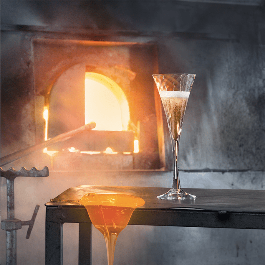 Helena Champagne - Set of 4 - Resonant- Orrefors