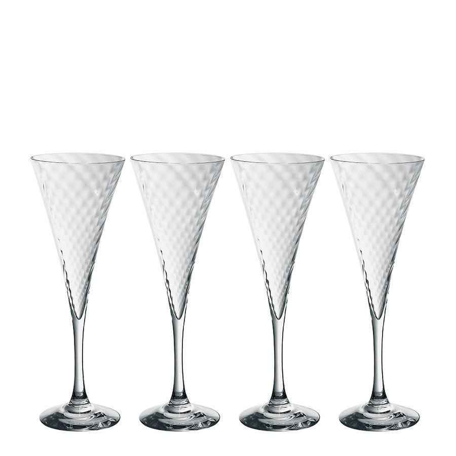 Helena Champagne - Set of 4 - Resonant- Orrefors