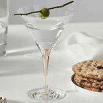 Intermezzo Gold Martini Glasses - Set of 2