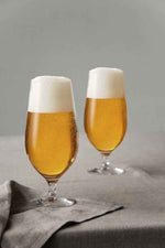 Elevate Your Drinking Experience with Premium Orrefors Beer Lager Glasses - 4-Pack