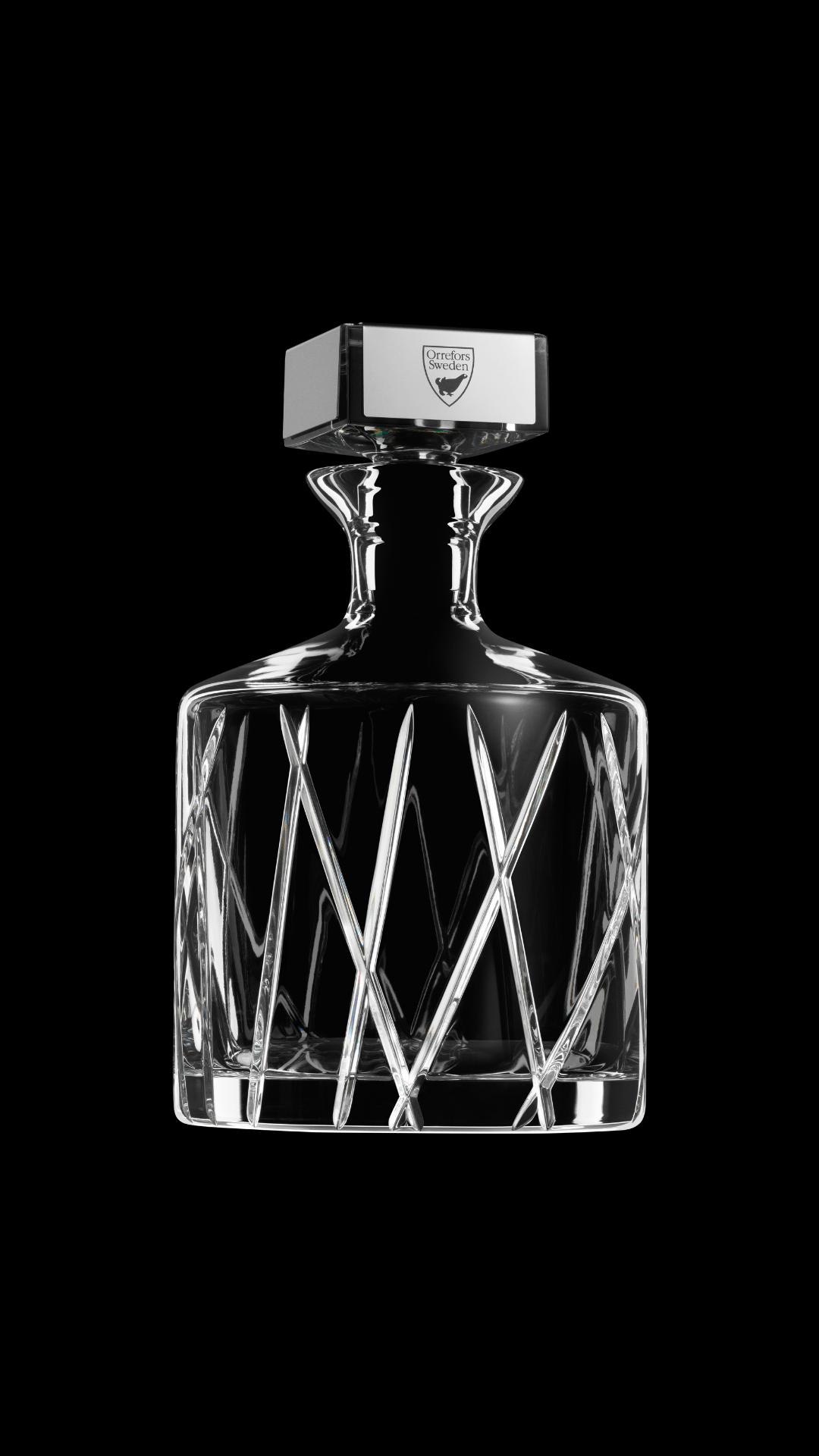 Orrefors City Decanter - Resonant- Orrefors