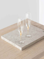 Orrefors Intermezzo Gold Champagne Flutes (7oz): Celebrate in Style