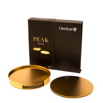 Peak Coasters - Set of 4 - Resonant- Orrefors