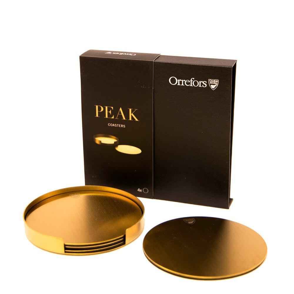 Peak Coasters - Set of 4 - Resonant- Orrefors