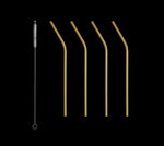 Peak Cocktail Straws - Set of 4 - Resonant- Orrefors
