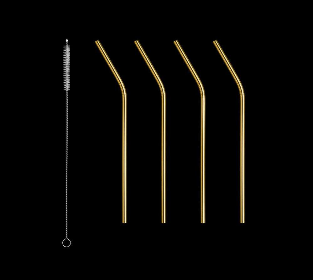 Peak Cocktail Straws - Set of 4 - Resonant- Orrefors