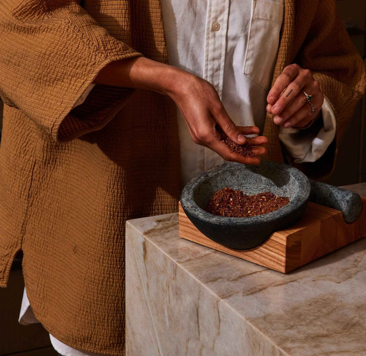 Perch Mortar and Pestle - Resonant- Holcomb Studio