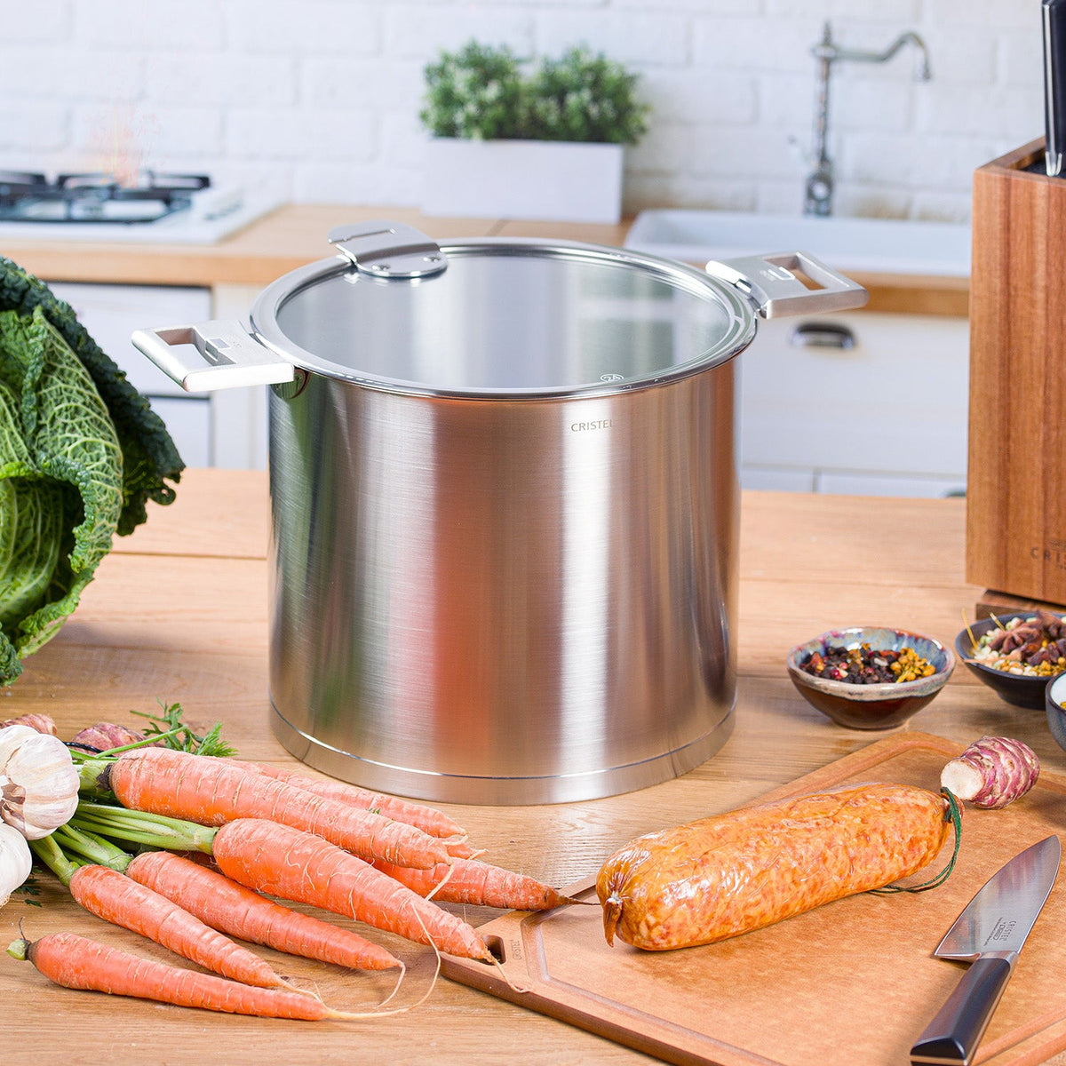 Cristel Cookware Stockpot with Lid